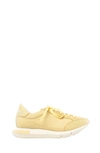 Paloma Barceló Woman Sneakers Pastel Yellow Size 9.5 Leather