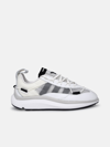 Y-3 Shiku Run Faux-leather And Mesh Trainers In White