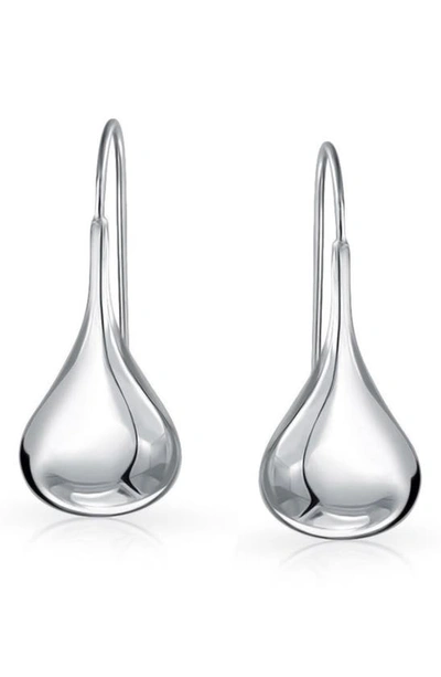 Bling Jewelry Sterling Silver Puffed Raindrop Earrings