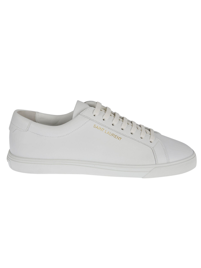 Saint Laurent Moon Plus Sneakers In Optic White ModeSens