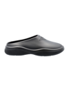 Prada Mellow Logo-embellished Mules In Black