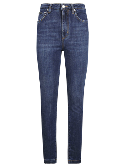 Dolce & Gabbana High-rise Skinny Jeans In Variante Abbinata