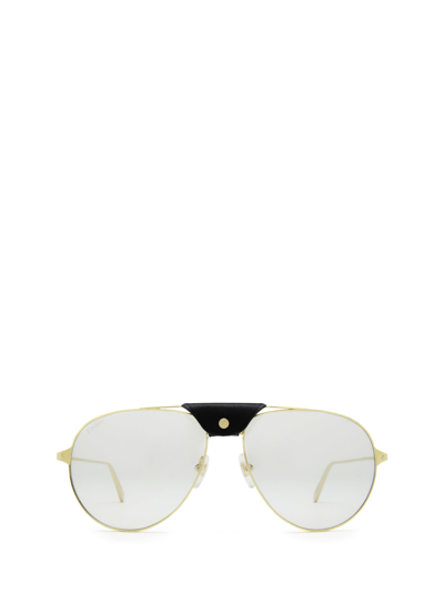 Cartier Ct0038s Gold Male Sunglasses