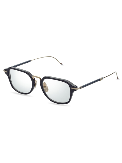 Thom Browne 1b4v4a60a In Navy_white Gold W