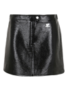 Courrèges Courreges Contrast Top With Buckle Detail In Black