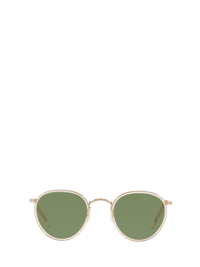 Oliver Peoples Ov1104s Buff Unisex Sunglasses In Gold