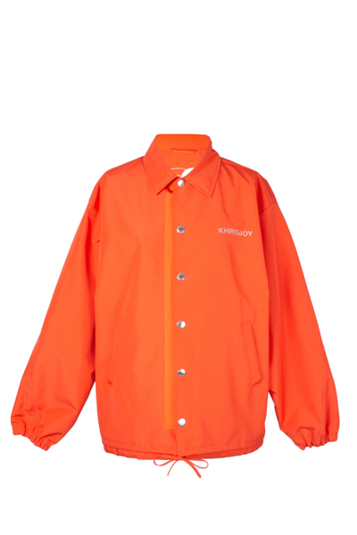 Khrisjoy Coach Jacket In Orange