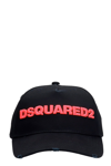 DSQUARED2 HATS IN BLACK COTTON DSQUARED2