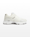 Balenciaga Modern White Sneakers With Breathable Mesh Upper In White