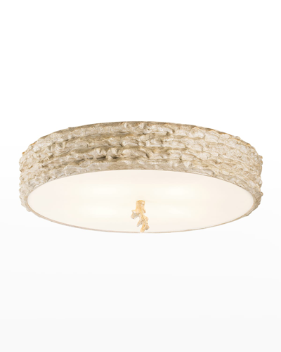 Lucas + Mckearn Trellis 3-light Flush Mount Ceiling Light, 20"