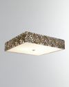 Lucas + Mckearn Mosaic 3-light Square Flush Mount, 20"