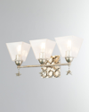 Lucas + Mckearn Star 3-light Bath Vanity Light