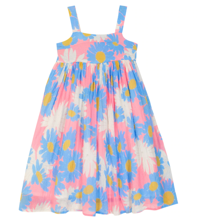 Morley Kids' Pammy Daisy Floral Cotton Dress In Pink