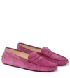 Tod's Women's City Gommino Drivers In Pink