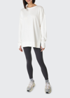 Sweaty Betty After Class Split Sweatshirt In Lily White