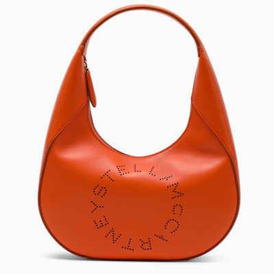 Stella Mccartney Orange Stella Logo Shoulder Bag