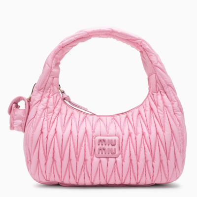 Miu Miu Pink Miu Wander Matelassé Bag