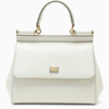 DOLCE & GABBANA WHITE SICILY SMALL HANDBAG