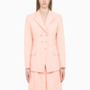 Stella Mccartney Double-breasted Tailored Blazer In Orange