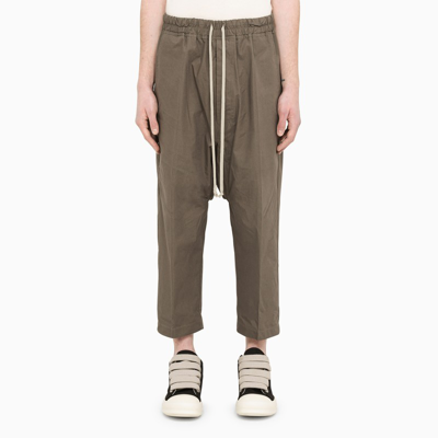 Rick Owens Grey Harem Cropped Trousers