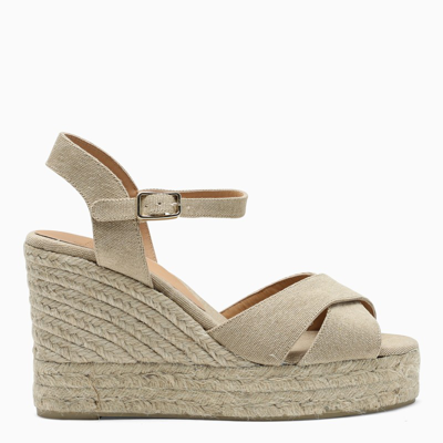 Castaã±er Sand Blaudell Espadrilles In Beige