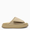 Gia Borghini Gia 1 Leather-trimmed Slides In Yellow