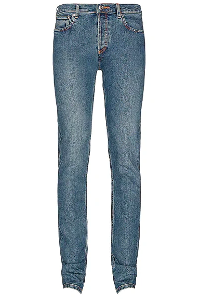 Apc Petit Standard Straight Leg Jean In Indigo