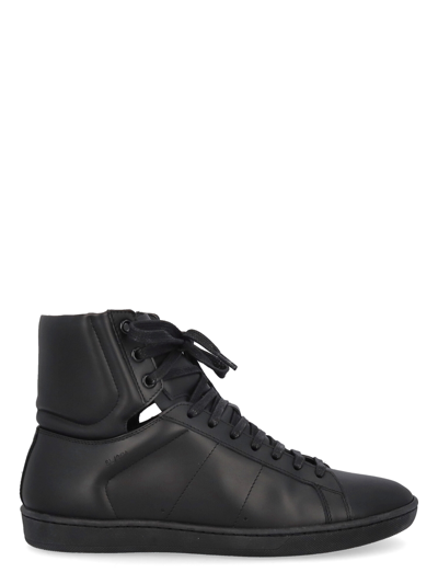 Pre-owned Saint Laurent Women's Sneakers -  - In Black Leather