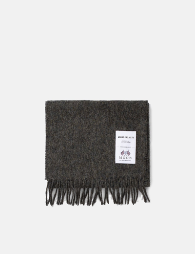 Norse Projects Moon Lambswool Scarf In Grey