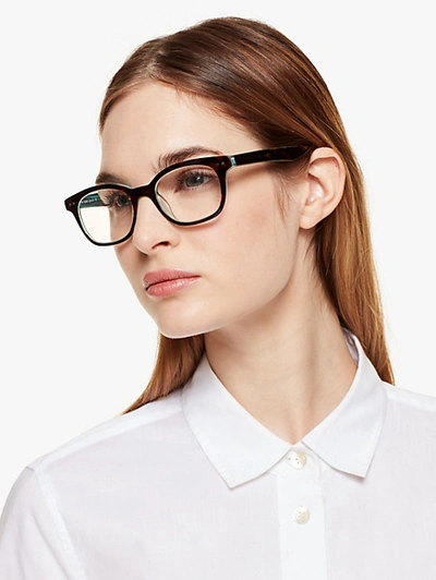 Kate Spade Rebecca Readers In Tortoise Aqua