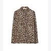 Tory Burch Reva Leopard Poplin Shirt In Reva Leopard