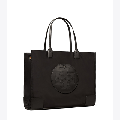 Tory Burch Ella Tote Bag In Black