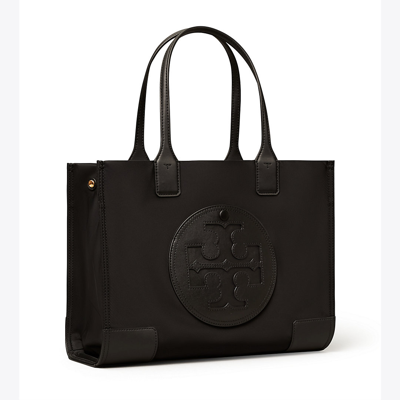 Tory Burch Small Ella Tote Bag In Black