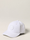Stone Island Logo Patch Baseball Cap In 白色