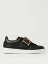 DSQUARED2 BOXER SNEAKERS IN SMOOTH LEATHER,C77421002