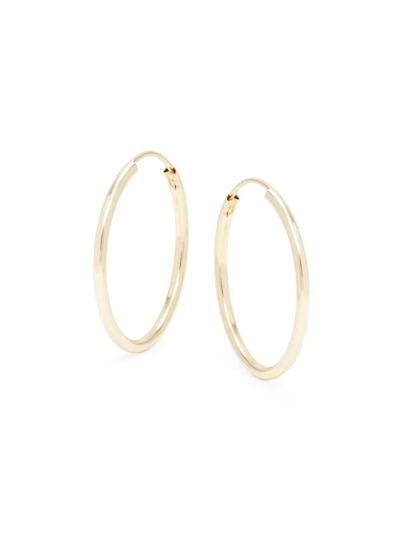 Saks Fifth Avenue Women's 14k Yellow Gold Tube Hoop Earrings