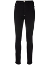 Philipp Plein Crystal Super High-waist Skinny Jeans In Black