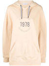 Brunello Cucinelli Logo-print Pullover Hoodie In Yellow