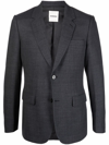 Sandro Single-breasted Wool Suit Jacket In Grey