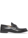 BURBERRY FRED MONOGRAM-MOTIF LOAFERS