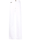 Philipp Plein Straight-leg Denim Jeans In White