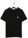 STONE ISLAND JUNIOR CHEST LOGO-PATCH T-SHIRT