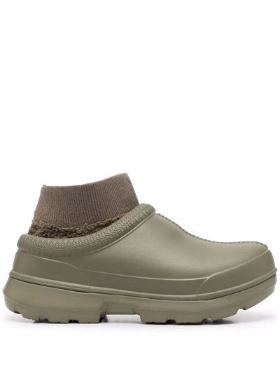 Ugg Tasman X Sock-style Ankle Boots In Green