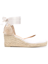 Castaã±er Joyce-8-006 Heeled Espadrilles In White