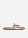 See By Chloé Hana Braided Ring Leather Flip Flops