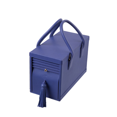 Hashé Iris Leather Box Bag In Purple | ModeSens