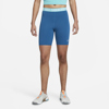 Nike Pro 365 Women's High-waisted 7" Shorts In Blue