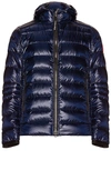 Canada Goose Crofton Down Recycled Nylon Jacket In Navy