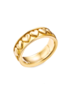 TEMPLE ST CLAIR WOMEN'S CLASSIC 18K GOLD HEART RING