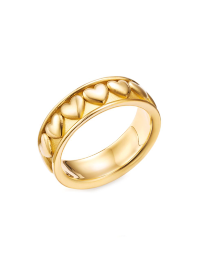 Temple St Clair Classic 18k Gold Heart Ring